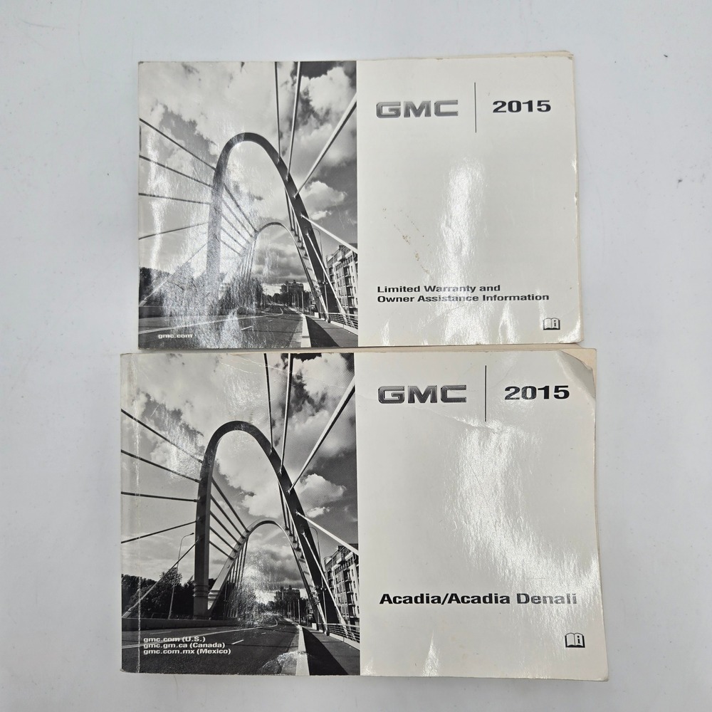 2015 GMC Acadia / Acadia Denali Owner's Manual & Warranty Booklet Set OEM